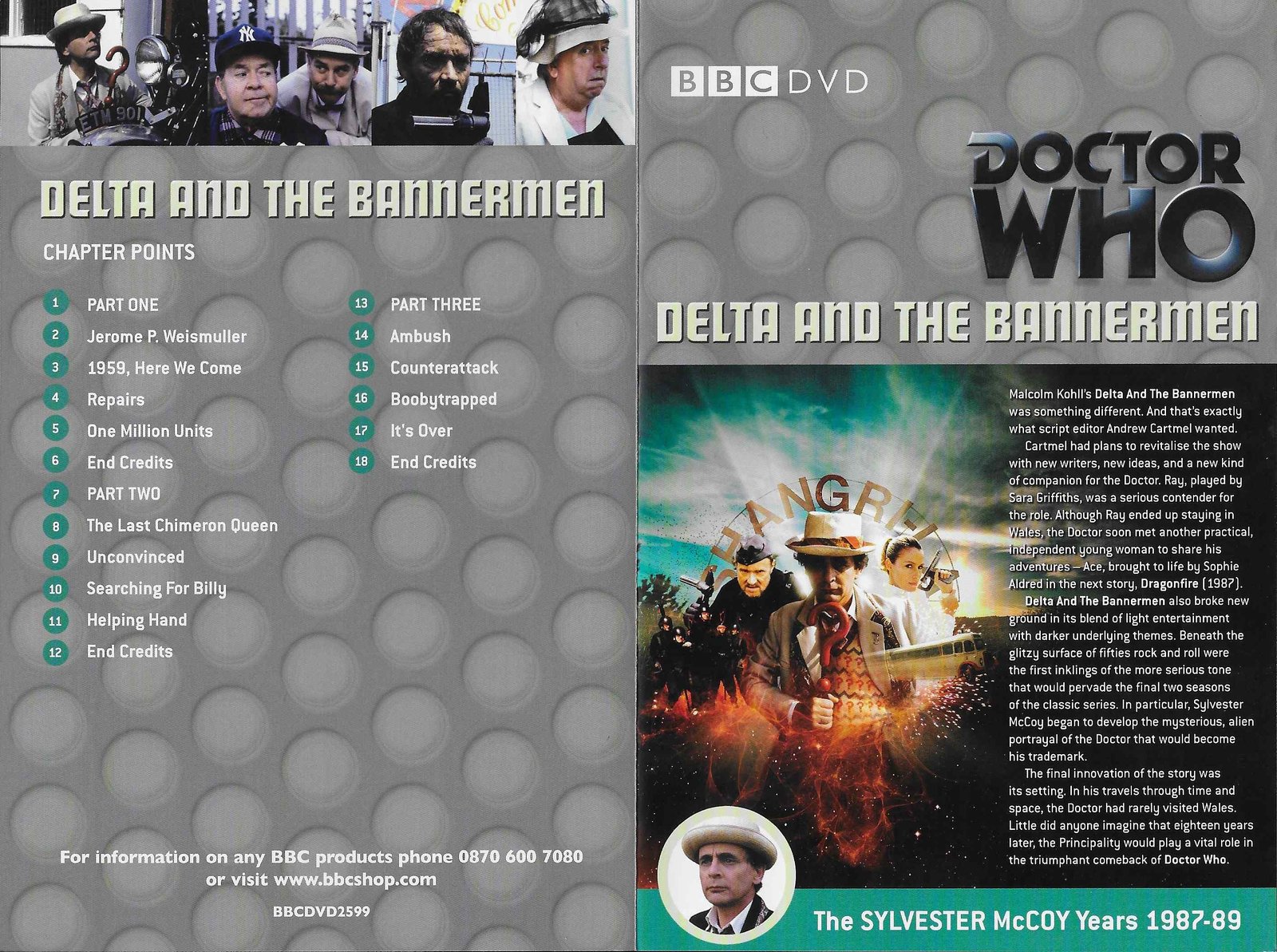 Inserts from BBCDVD 2599